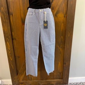 Indigo Rein Straight Leg Super High Rose 9/28